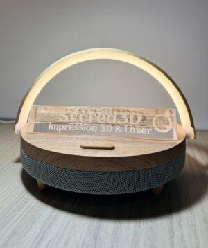 plaque signalétique en verre