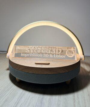 plaque signalétique en verre