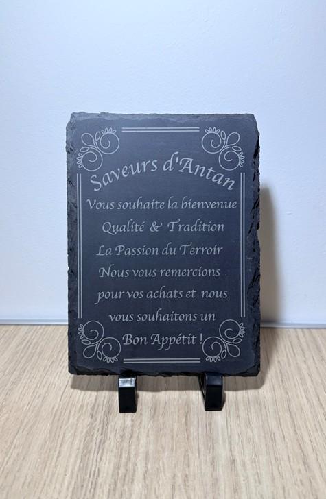 plaque gravée plaque gravée